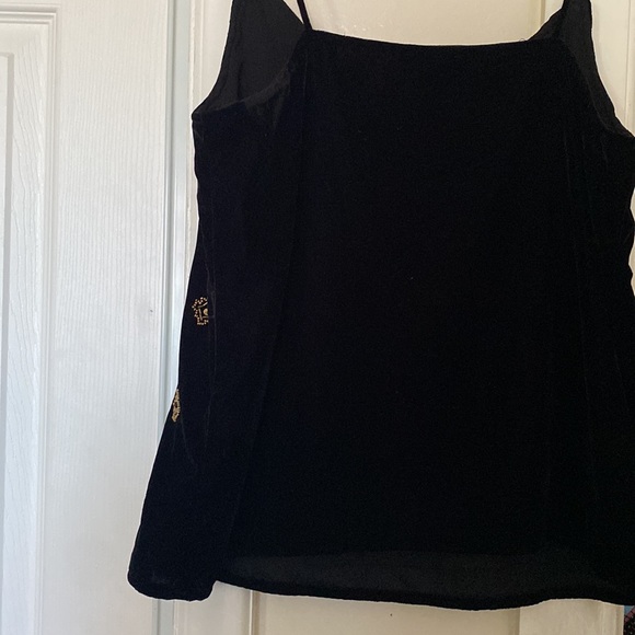 Lucky Brand Velvet beaded top - Picture 4 of 4